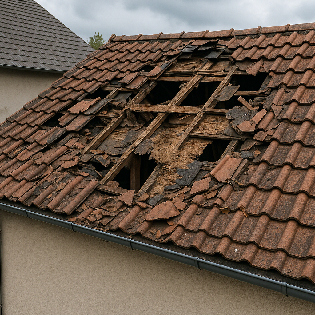 Fuite de toiture, tempête ou sinistre ?