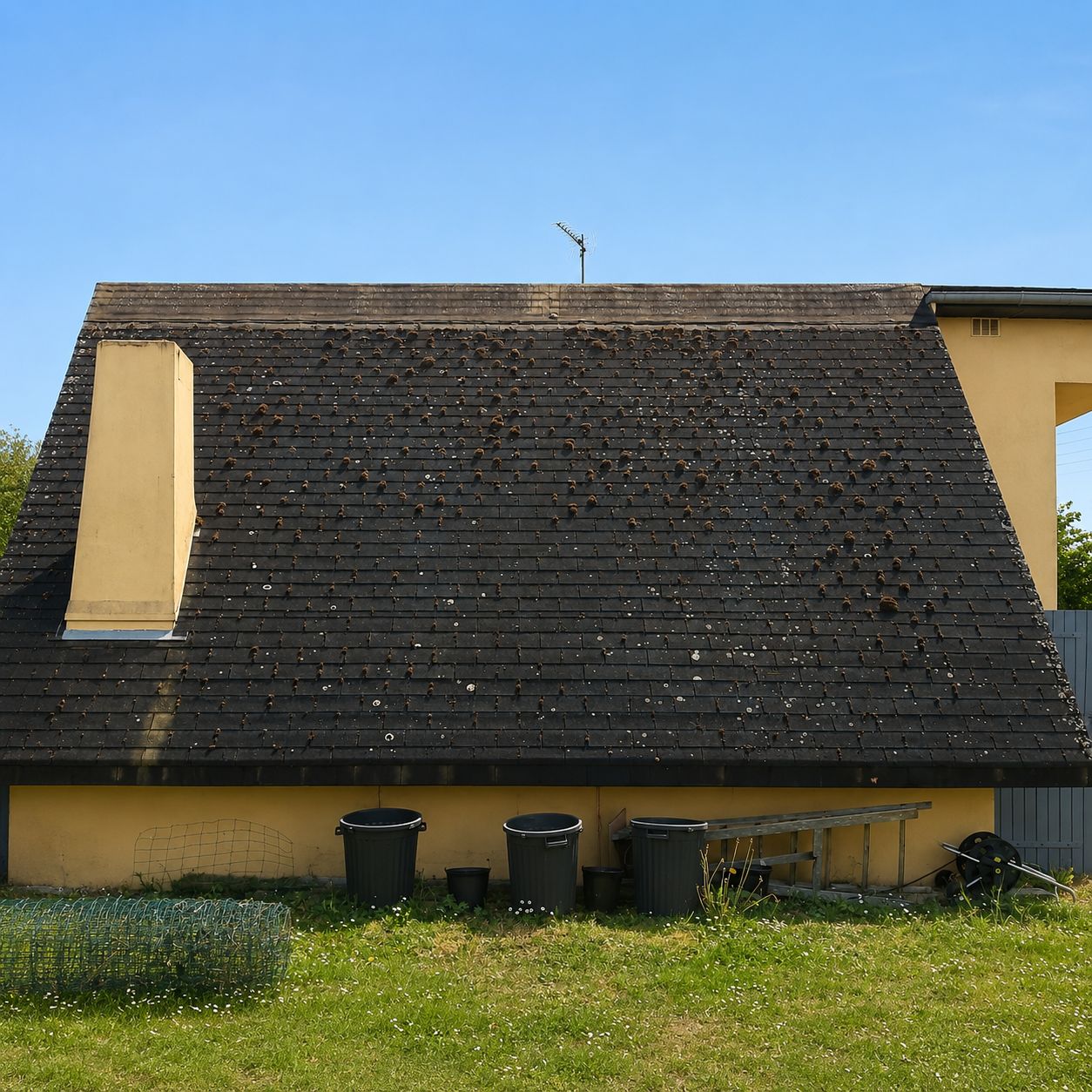 Toiture avant renovation